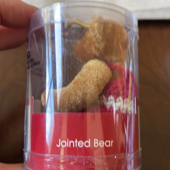 Rare Gund Holiday countdown to Christmas Mini Jointed bear ornament - Picture 4 of 7